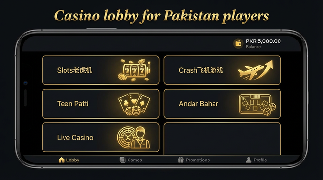 Lobby view of gold08 for Pakistan users - 4